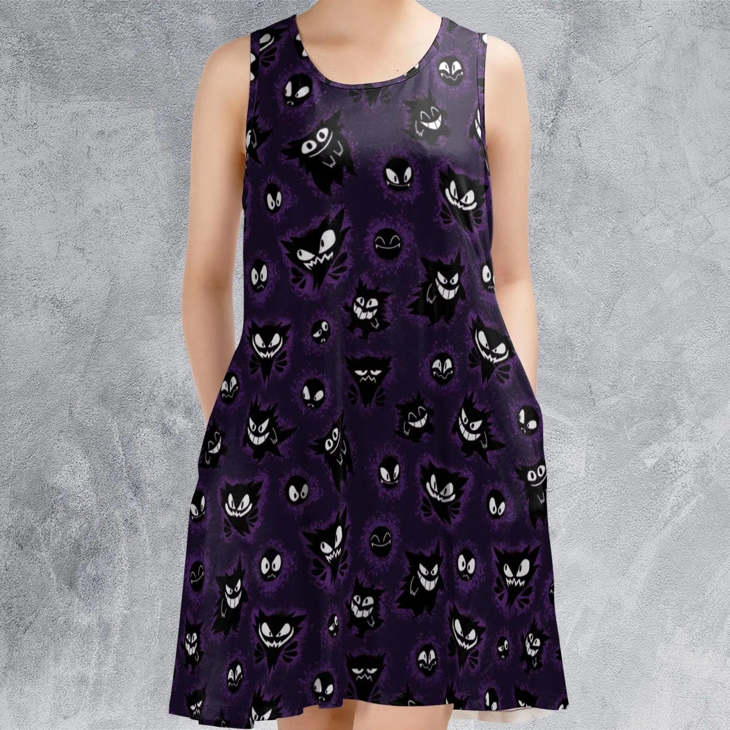 Casual Sleeveless Dress - ZB1WLPZH