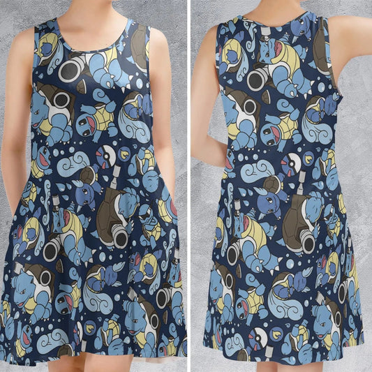 Casual Sleeveless Dress - 238P38LQ