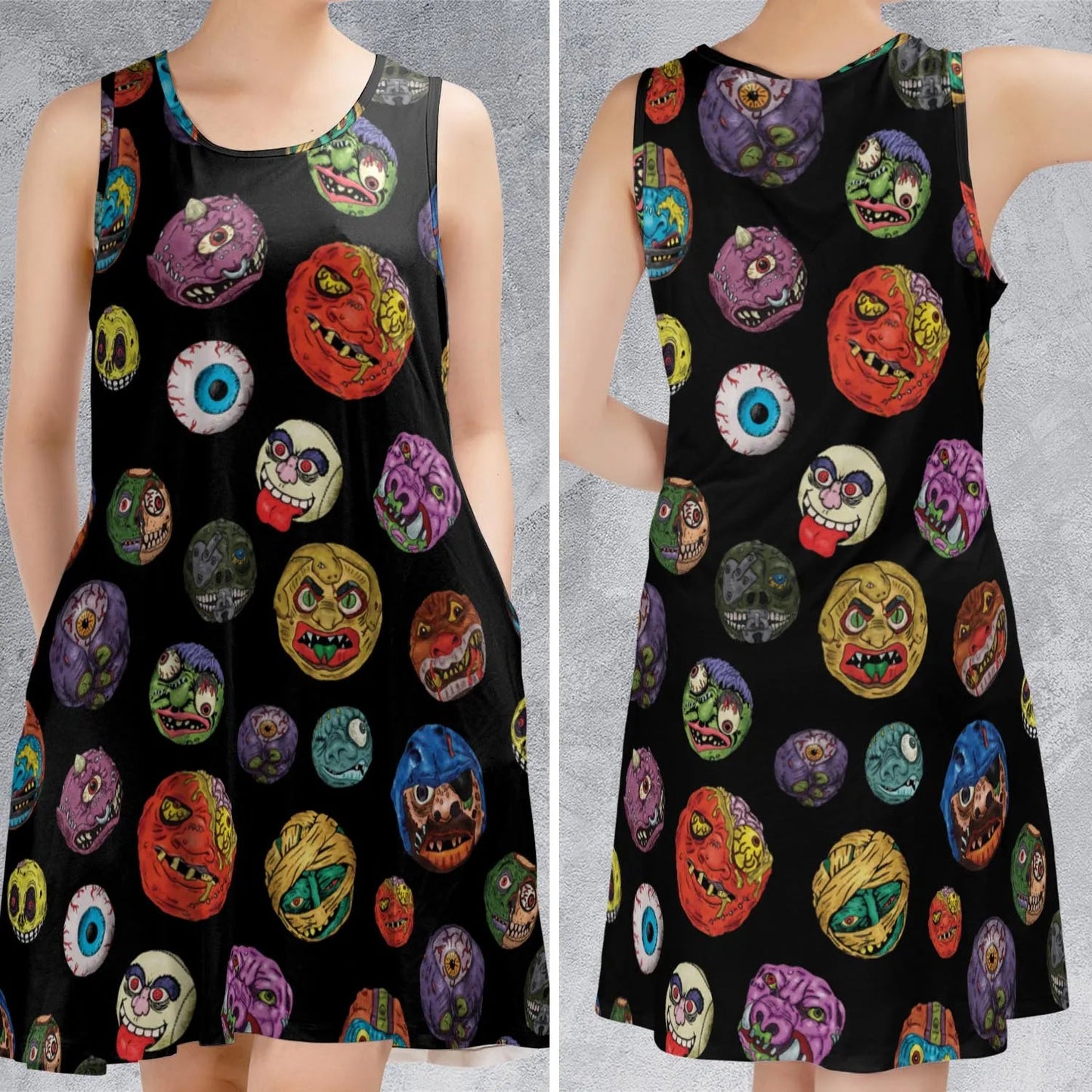 Casual Sleeveless Dress - KBR5S5XN