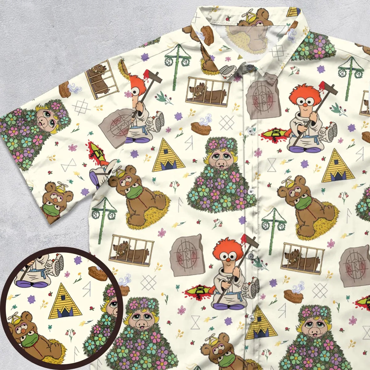 Short Sleeve Button Shirt - DG7UCH2J