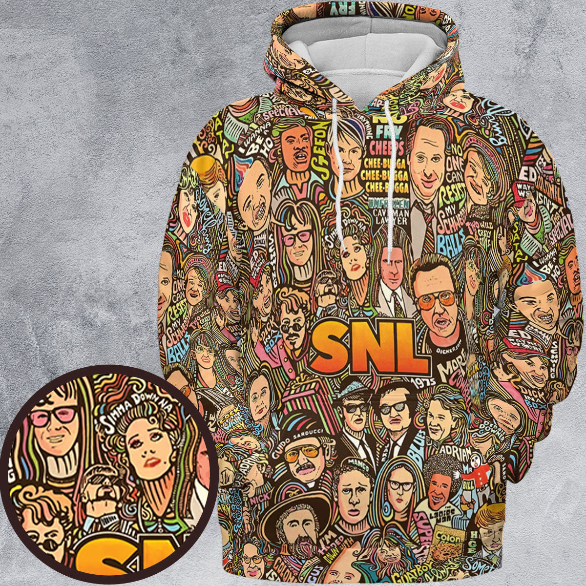 Full Print Hoodie - U4EB6MPX