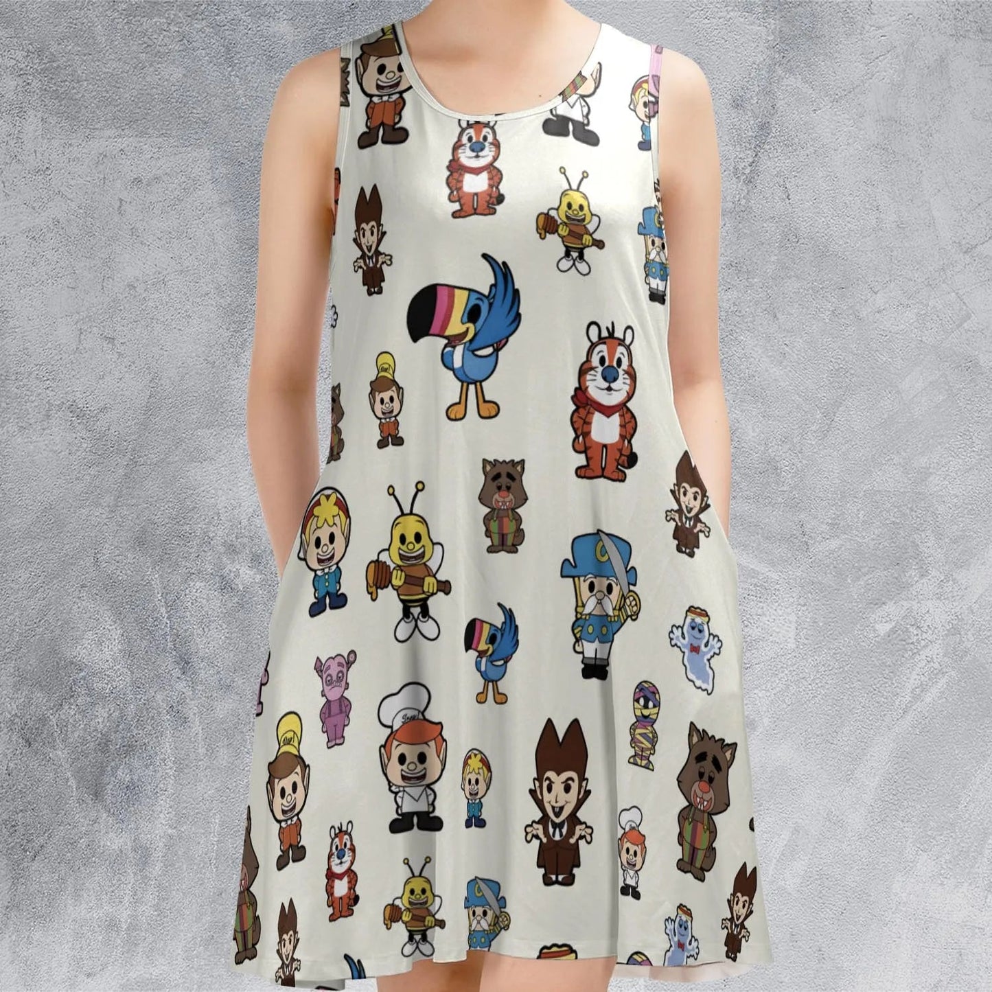 Casual Sleeveless Dress - CMC1JTZX