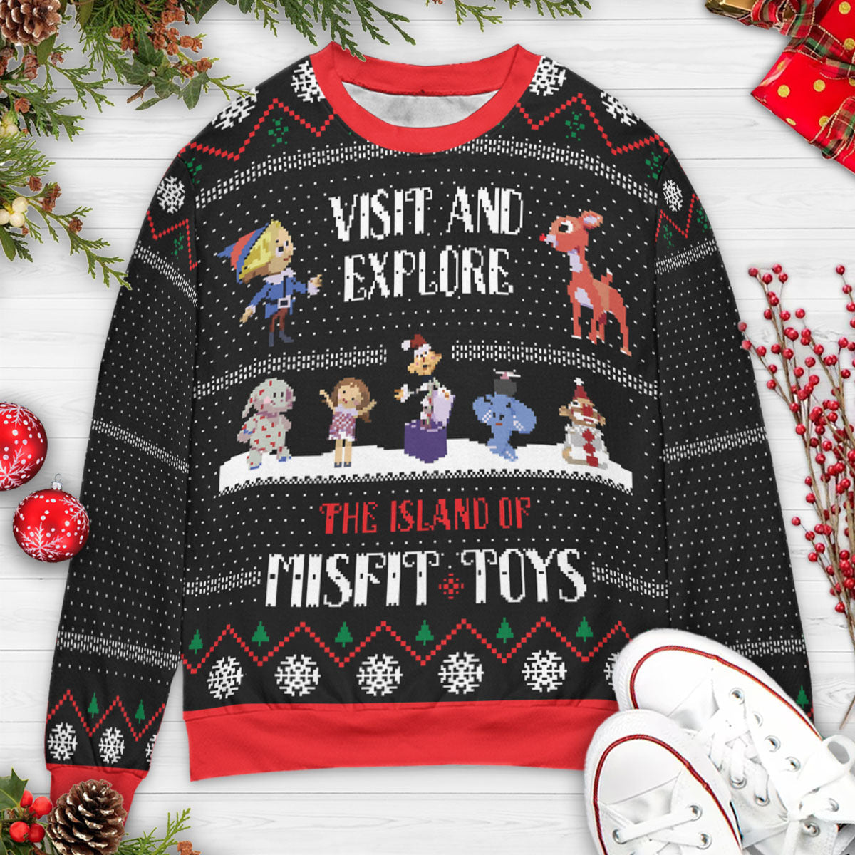 Ugly Christmas Sweatshirt - FU1GVUZJ