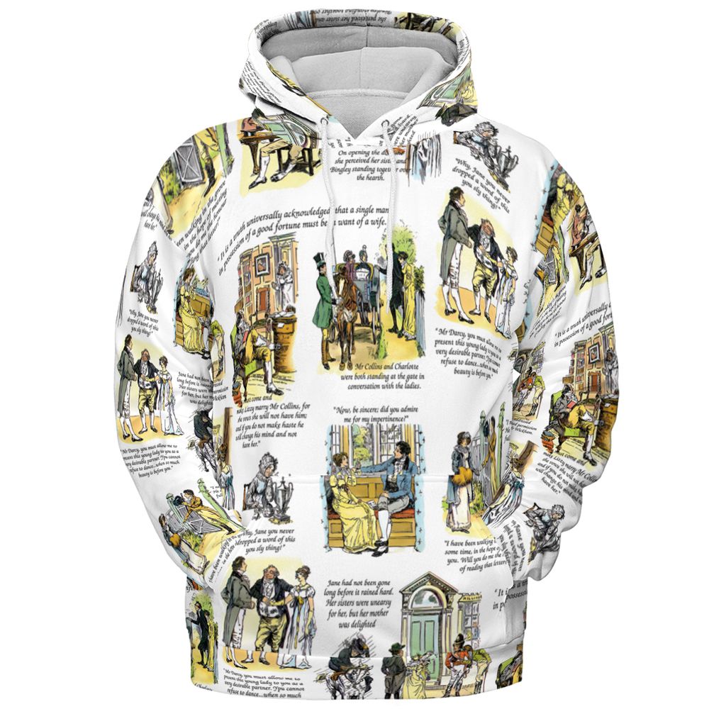 All-over Print Hoodie - HK73DL28 -  - 2