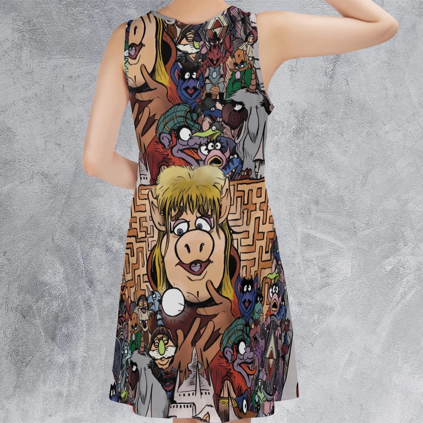 Casual Sleeveless Dress - UDCKF3SX