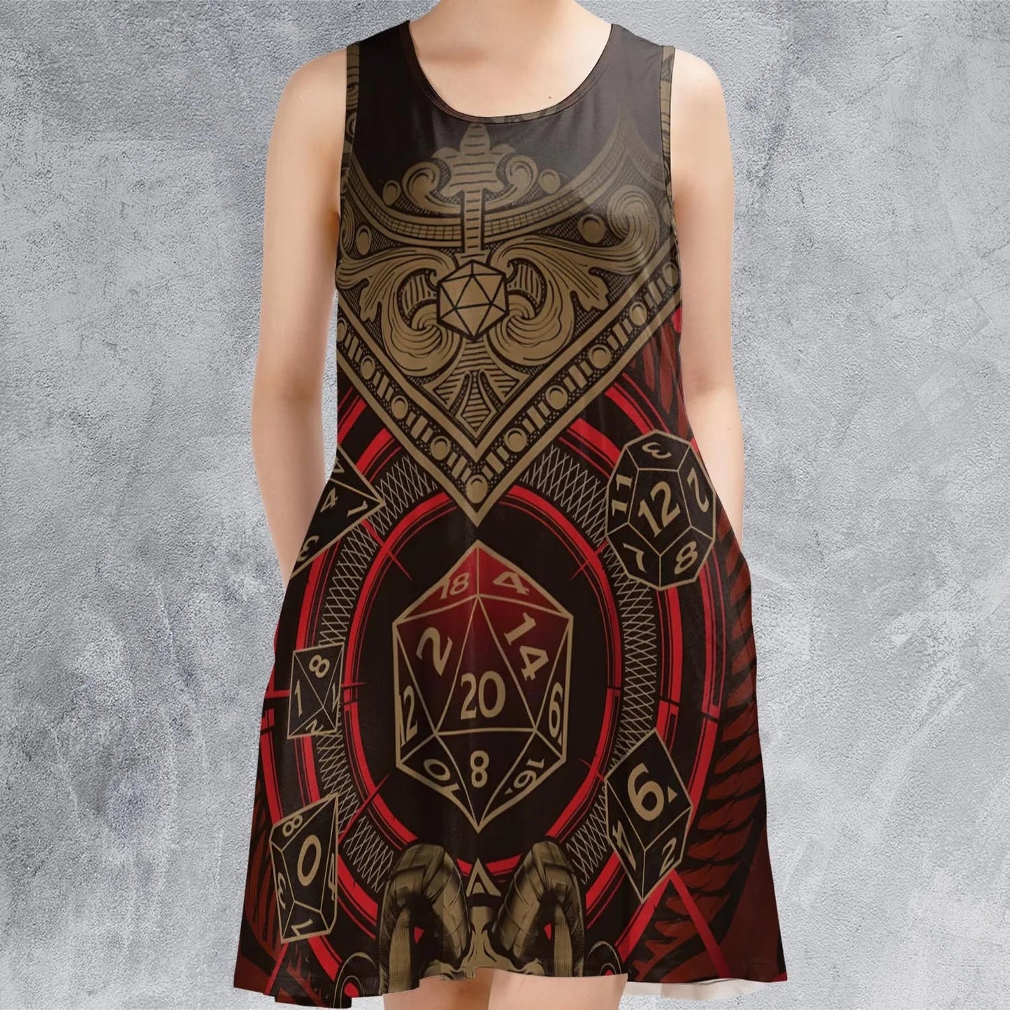 Casual Sleeveless Dress - EYTY5RTK