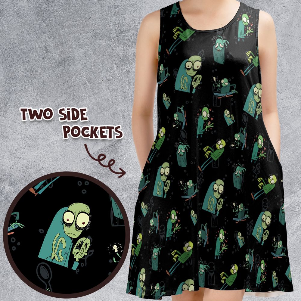 Sleeveless Dress - 2H32ATTU -  - 1