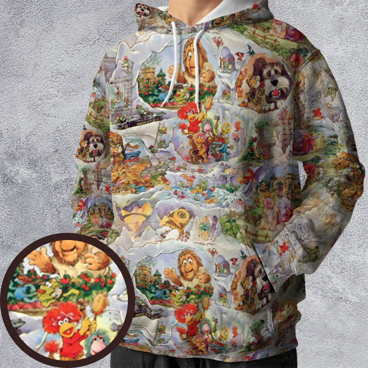 Full Print Hoodie - ZLE48P77