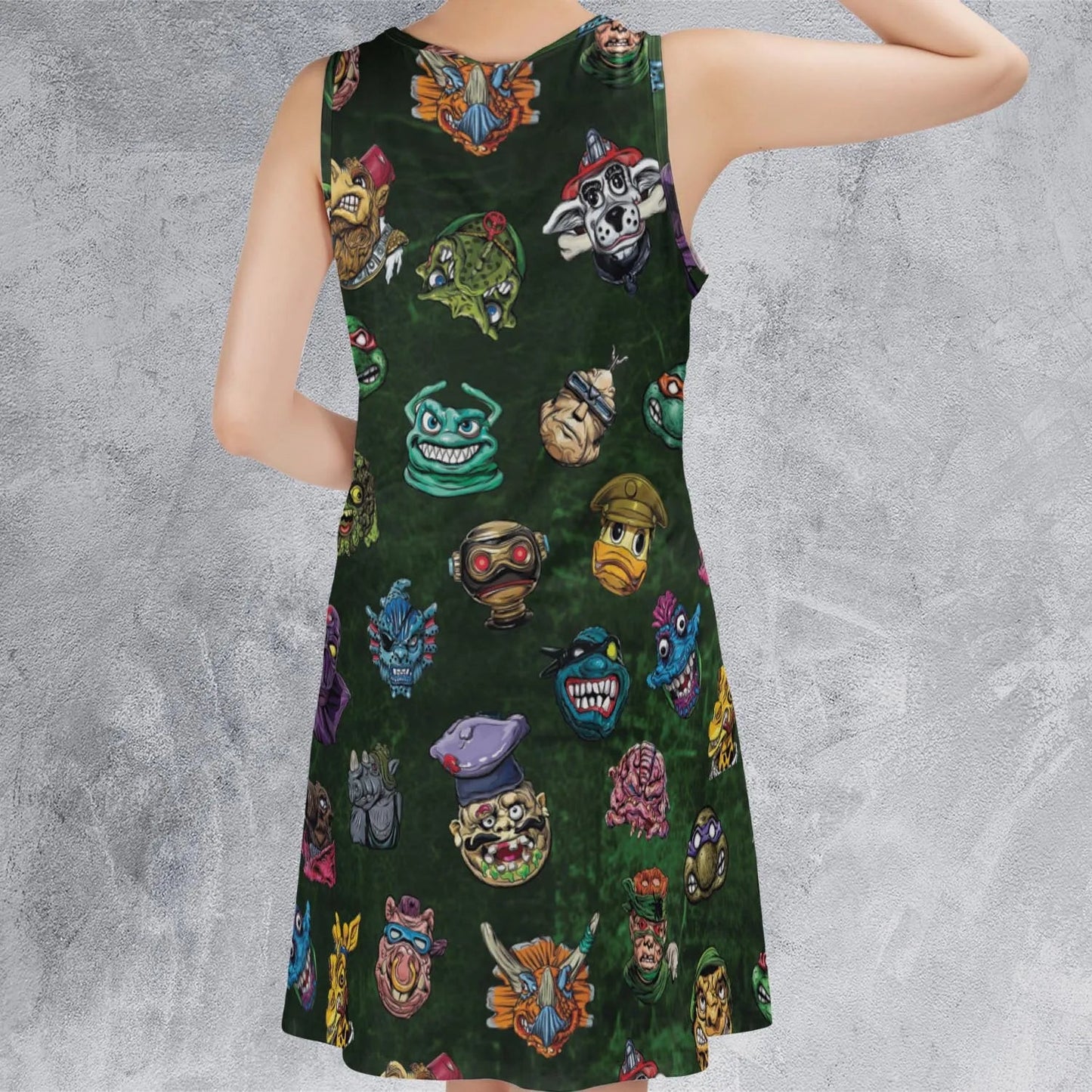 Casual Sleeveless Dress - KEG53D83