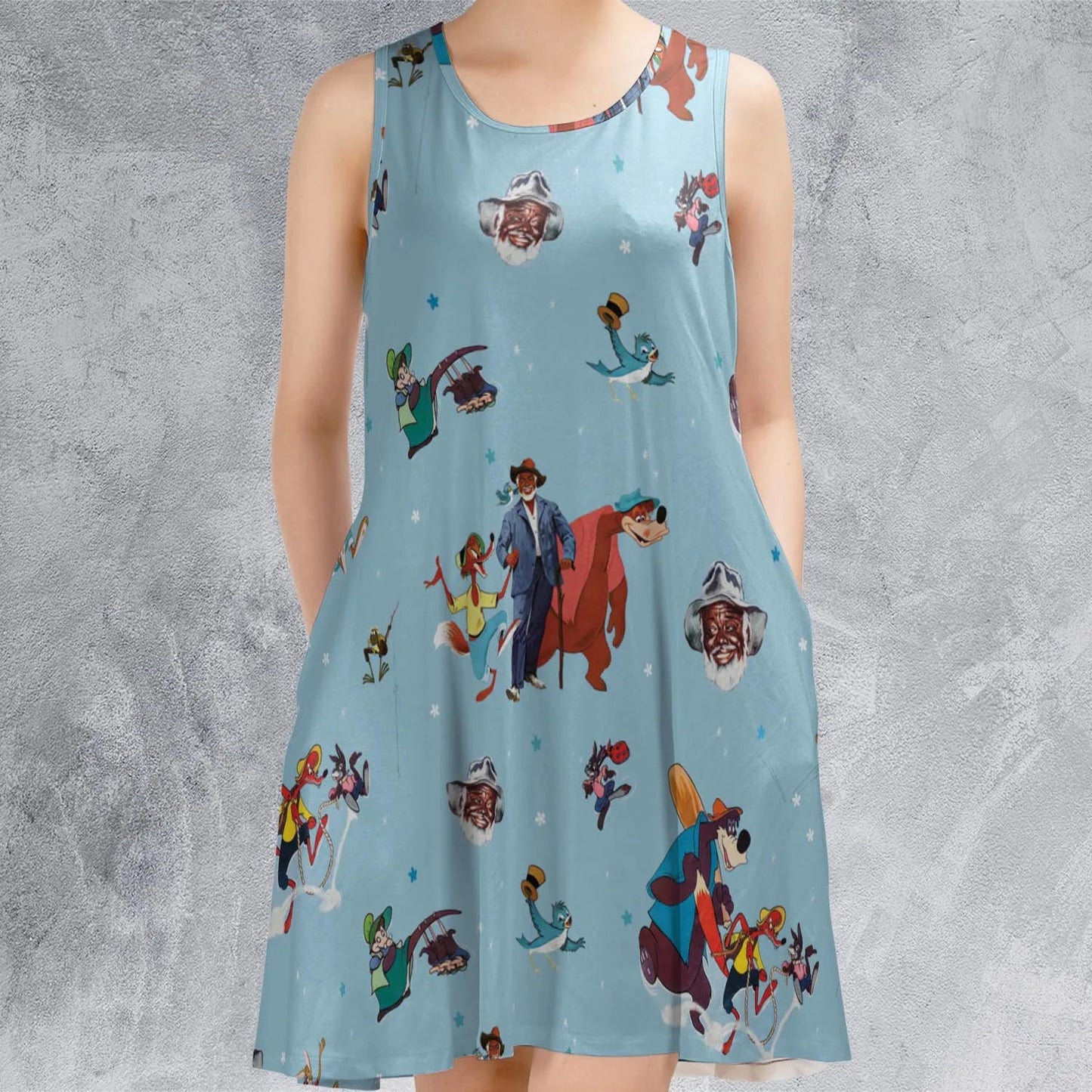 Casual Sleeveless Dress - CPV22FAP
