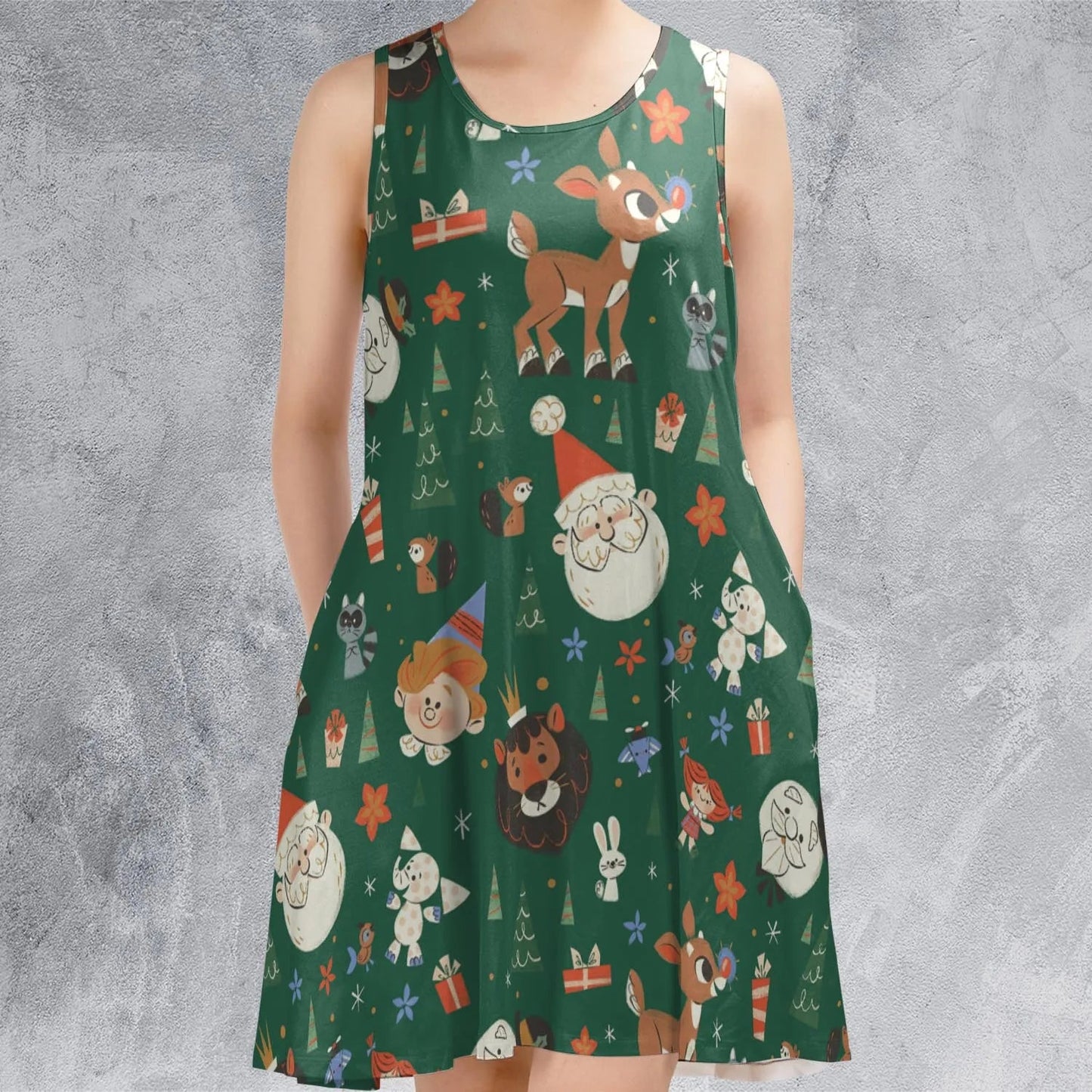 Casual Sleeveless Dress - JRXZSDUE