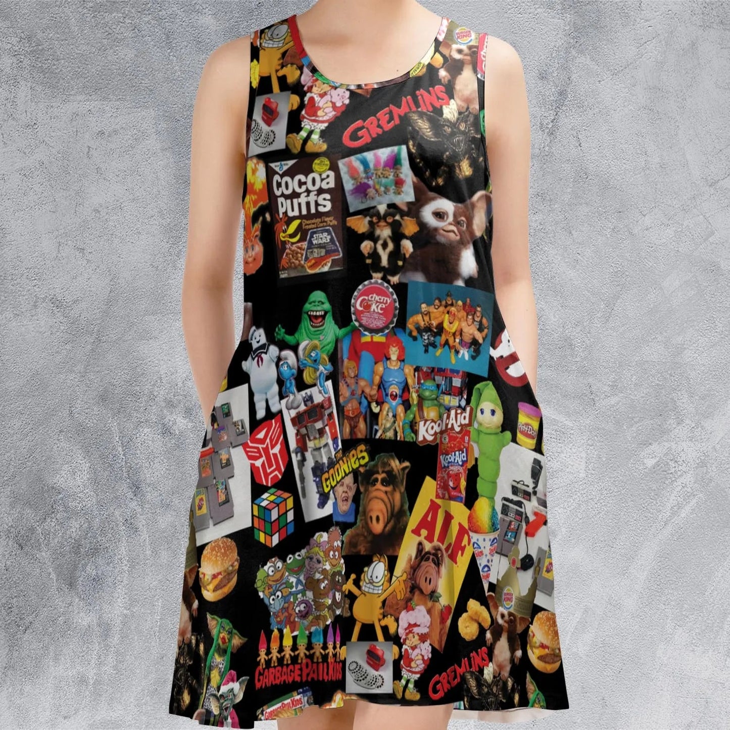 Casual Sleeveless Dress - TP5XDZW7