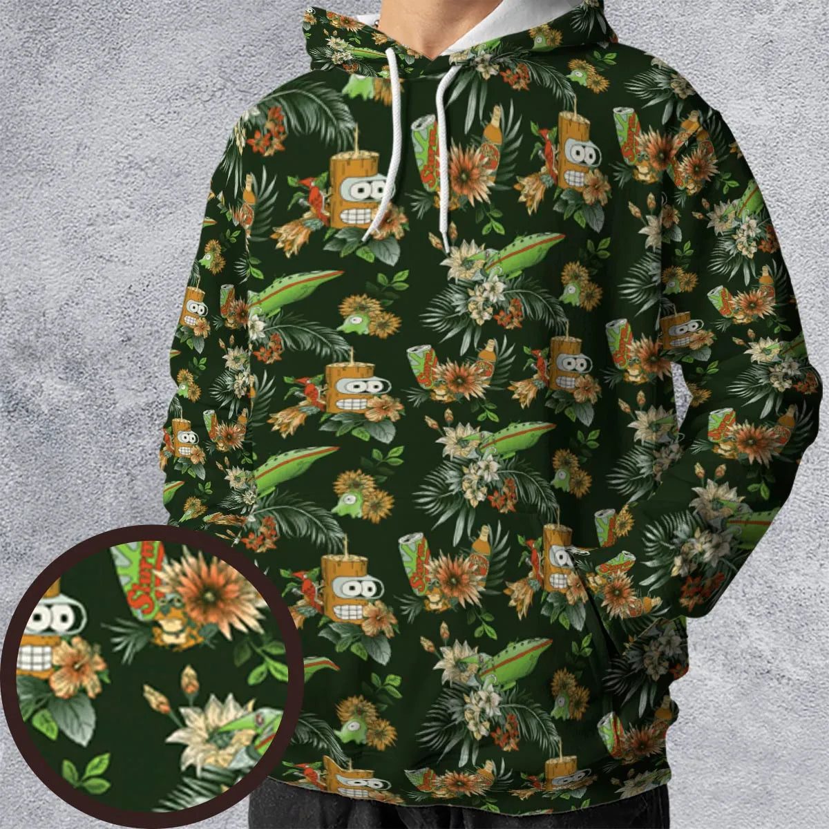 Full Print Hoodie - YM6PYS9J