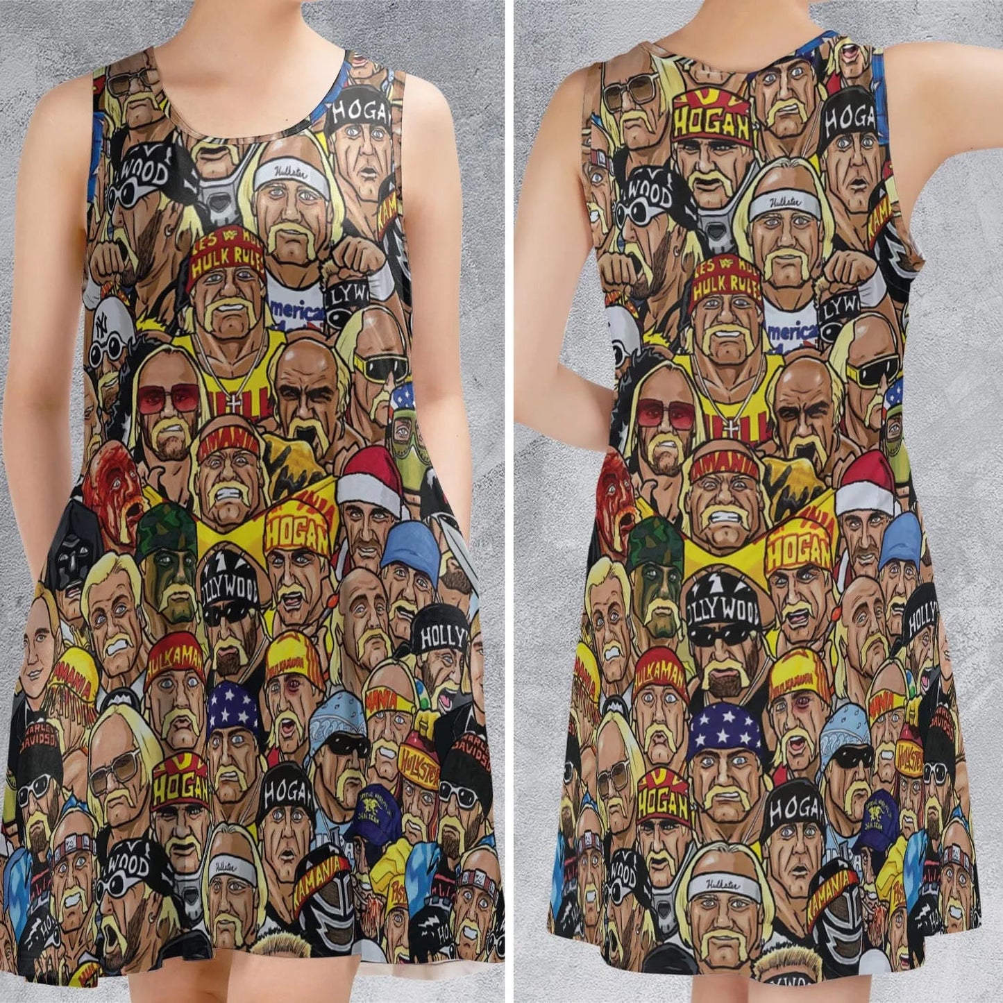 Casual Sleeveless Dress - NPHGV38G
