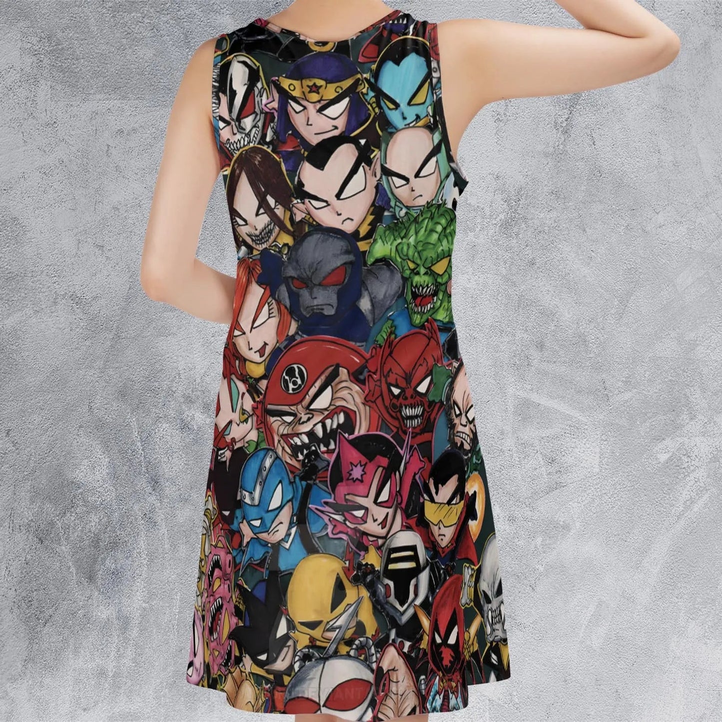 Casual Sleeveless Dress - 6K354PQN