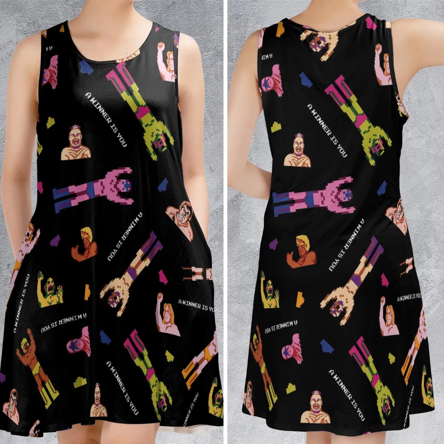 Casual Sleeveless Dress - T1NMT5YH