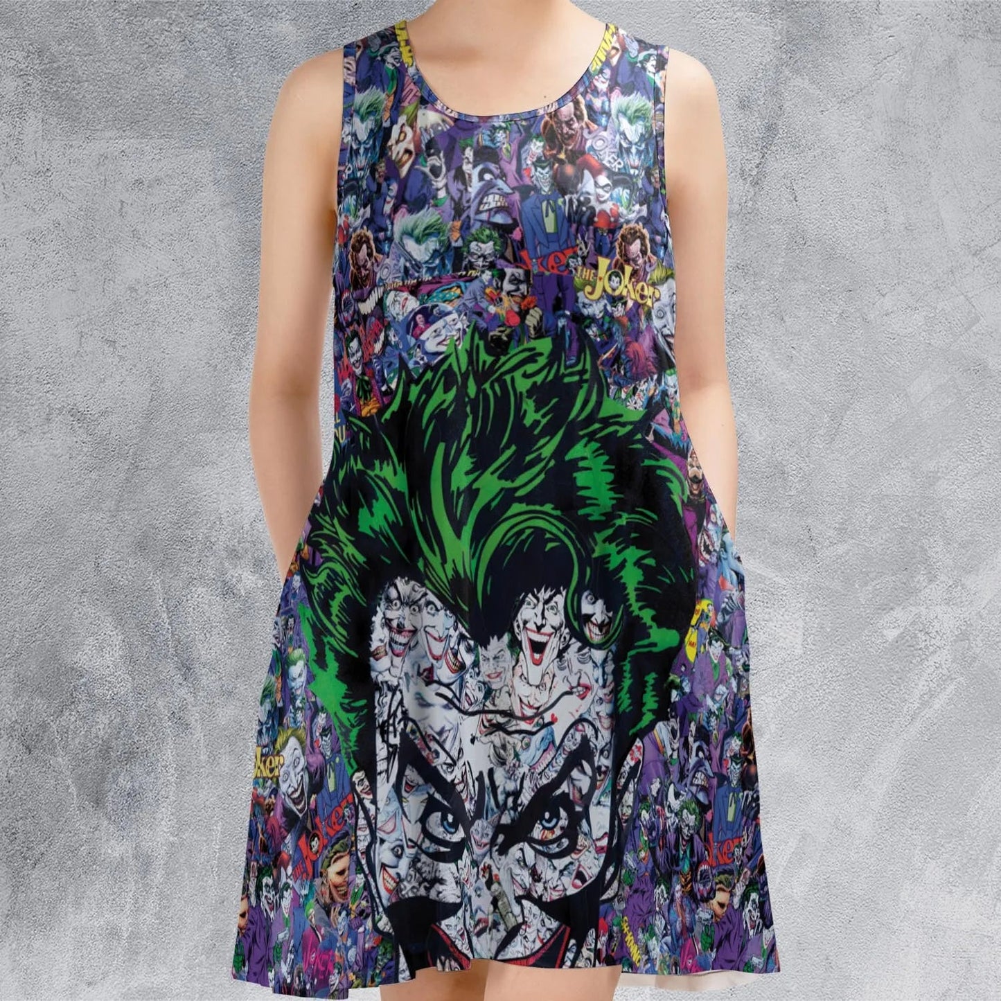 Casual Sleeveless Dress - W2HNX4YQ