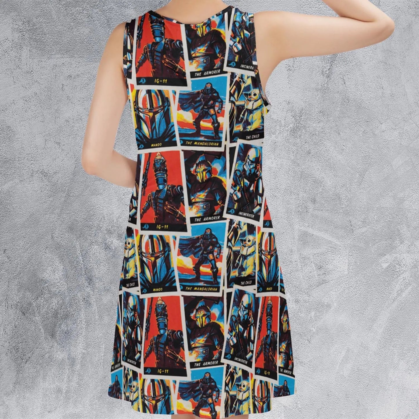 Casual Sleeveless Dress - DXBNLCSS