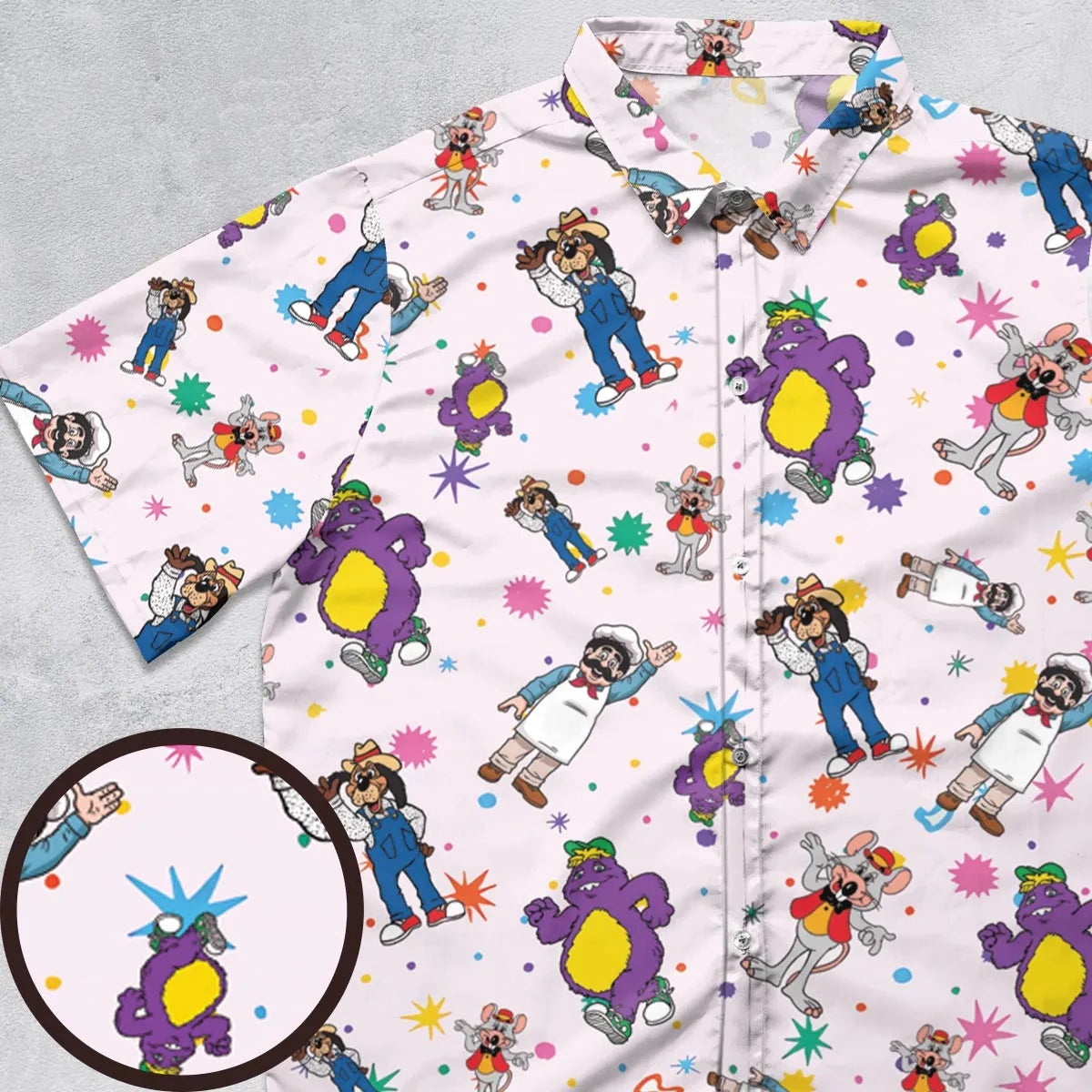 Short Sleeve Button Shirt - WJYYCUXZ