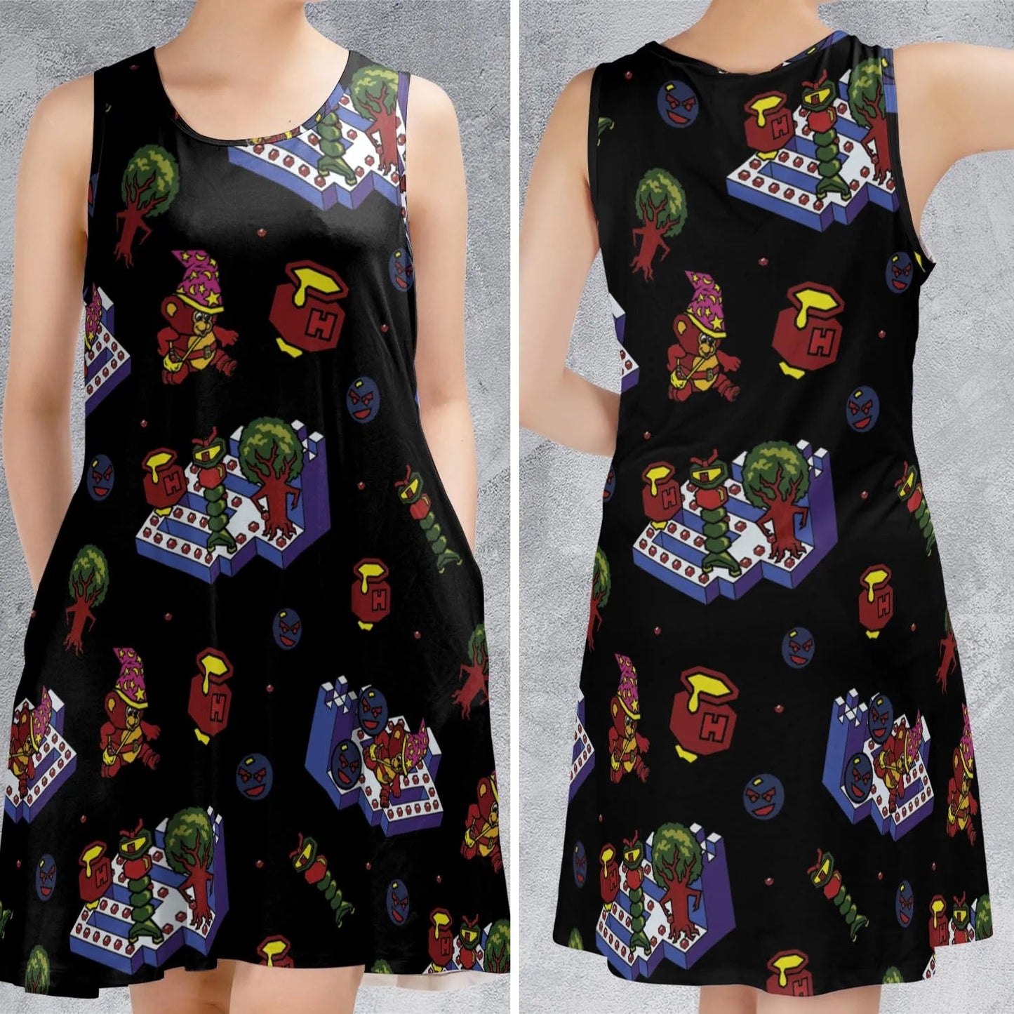 Casual Sleeveless Dress - LMDEE1FE