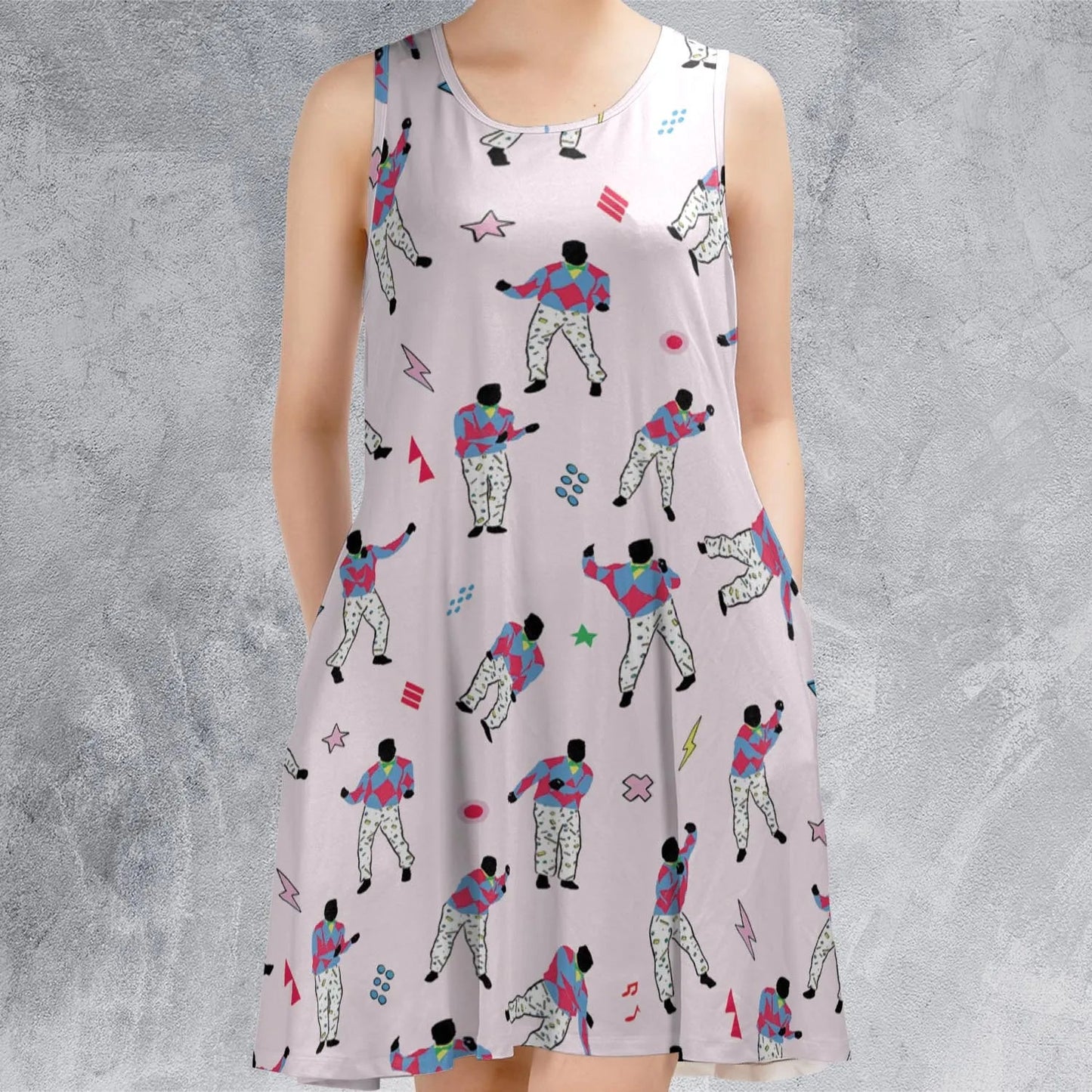 Casual Sleeveless Dress - MWMSTVLT