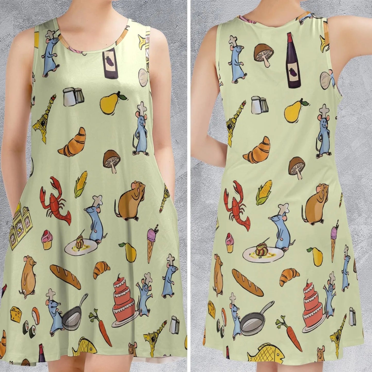 Casual Sleeveless Dress - LL6MY3NX