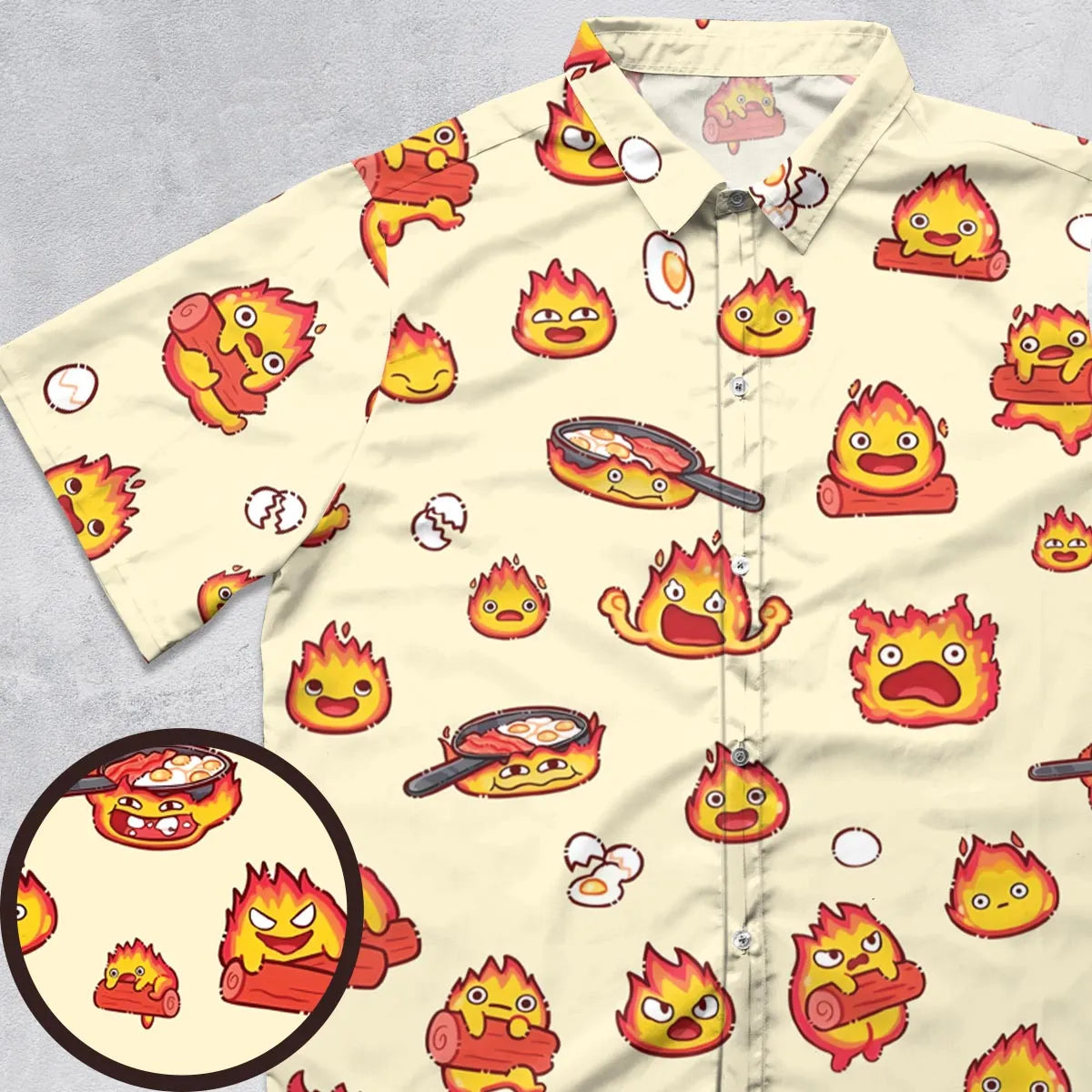 Short Sleeve Button Shirt - FP76R3EF