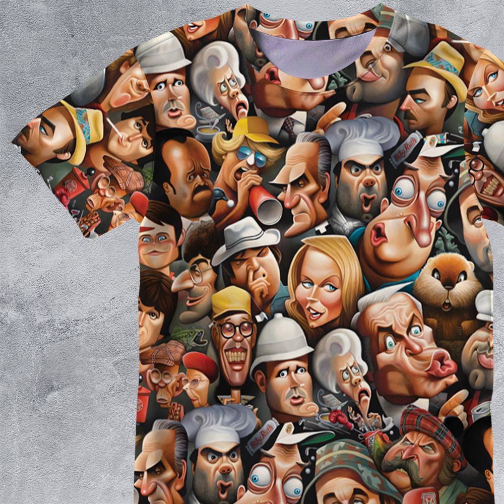 All-Over Print Unisex T-Shirt - WXM1LWJS -  - 2