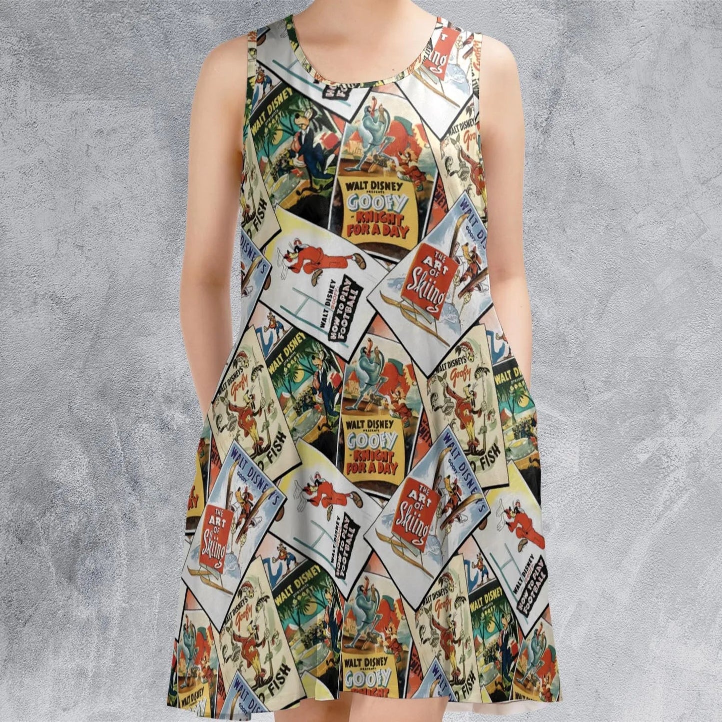 Casual Sleeveless Dress - 6SZSM2M4