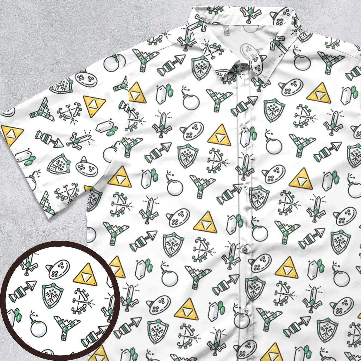Short Sleeve Button Shirt - S1XQ7UQ3