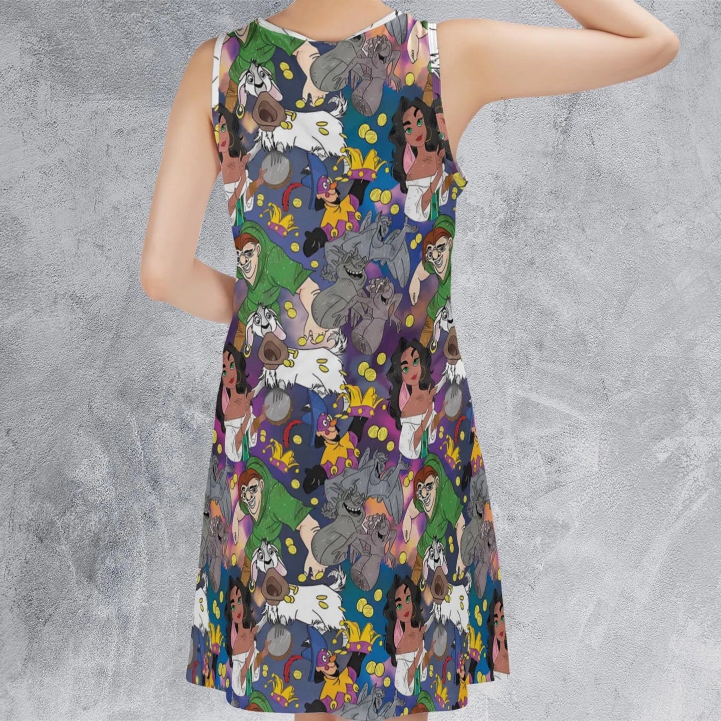 Casual Sleeveless Dress - P8W6DKYL