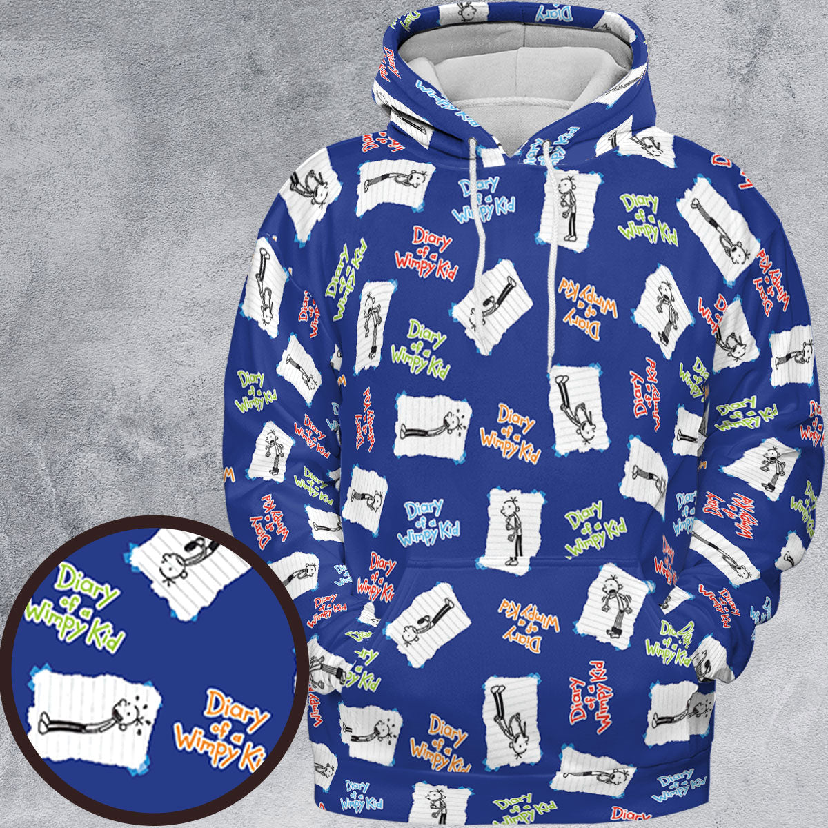 Full Print Hoodie - AJU6DERF