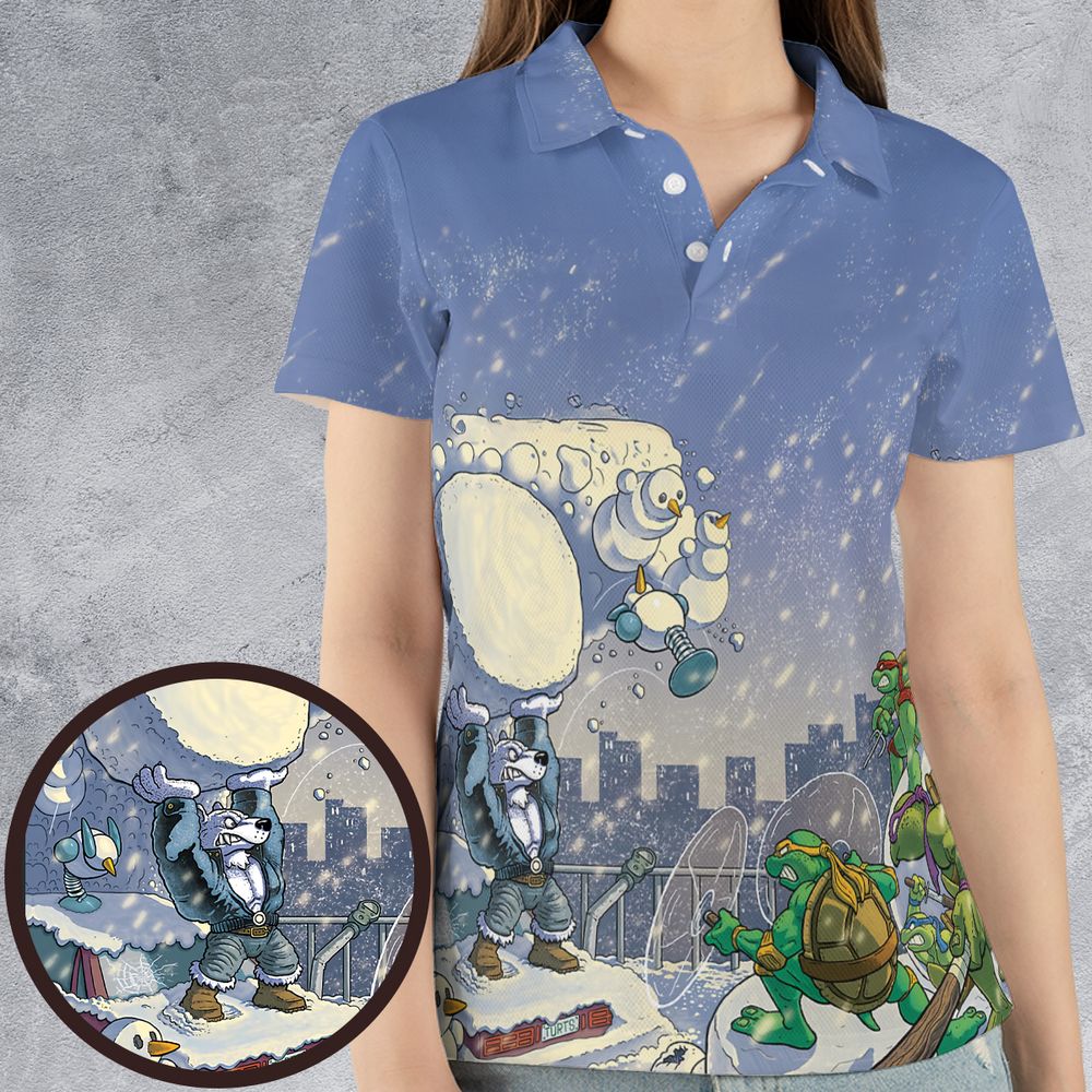 AOP Men/Women Polo Shirt - XV5MEW7D -  - 4