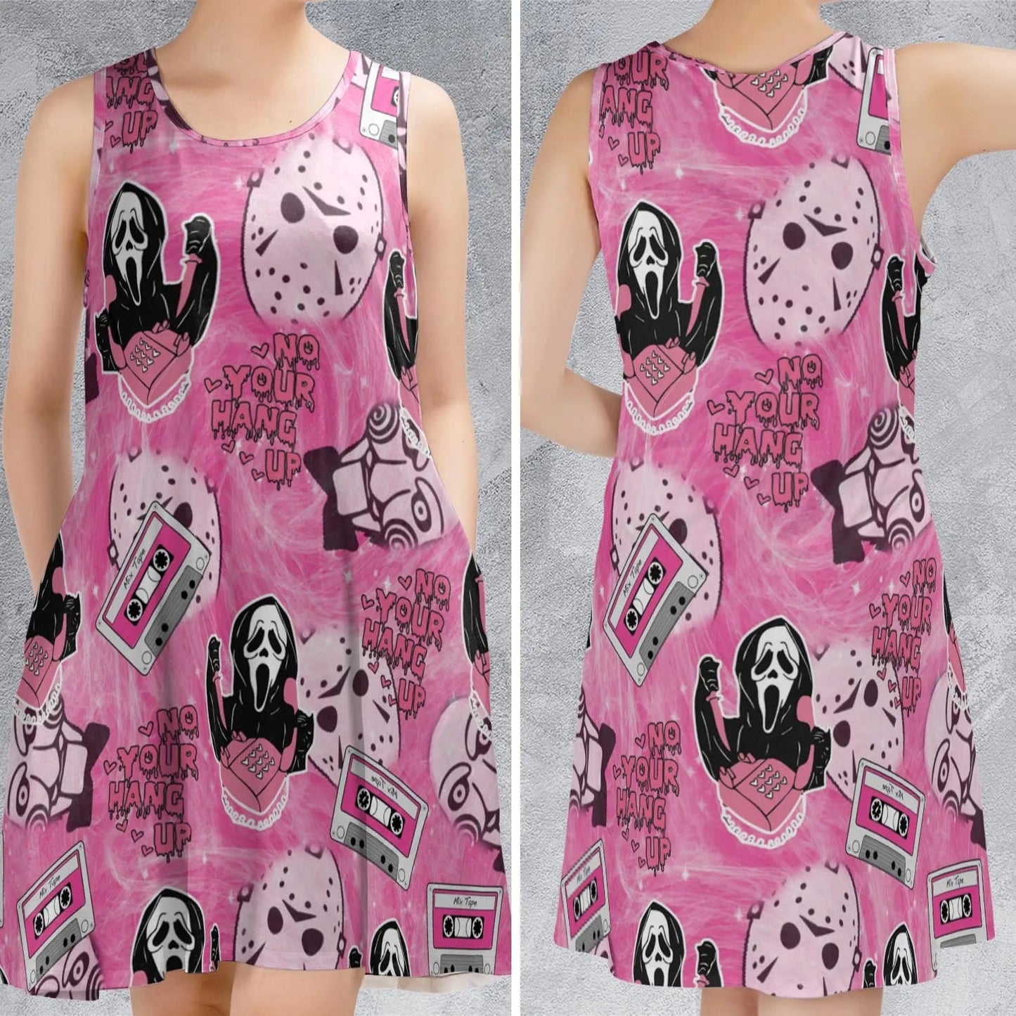 Casual Sleeveless Dress - ZANFDLEE
