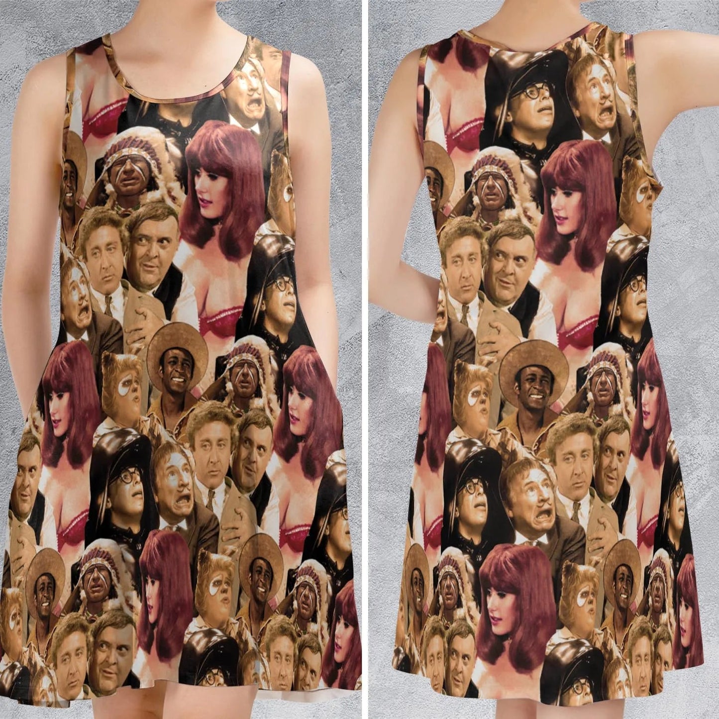 Casual Sleeveless Dress - E32E9YVX