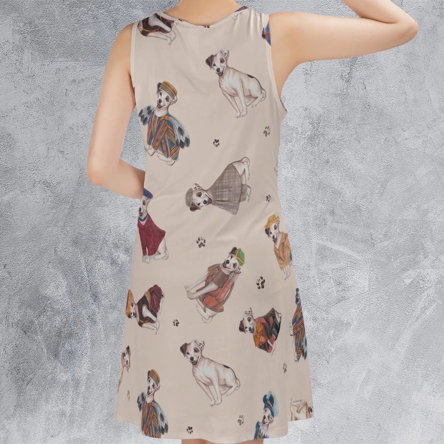 Casual Sleeveless Dress - 3VDASCU3