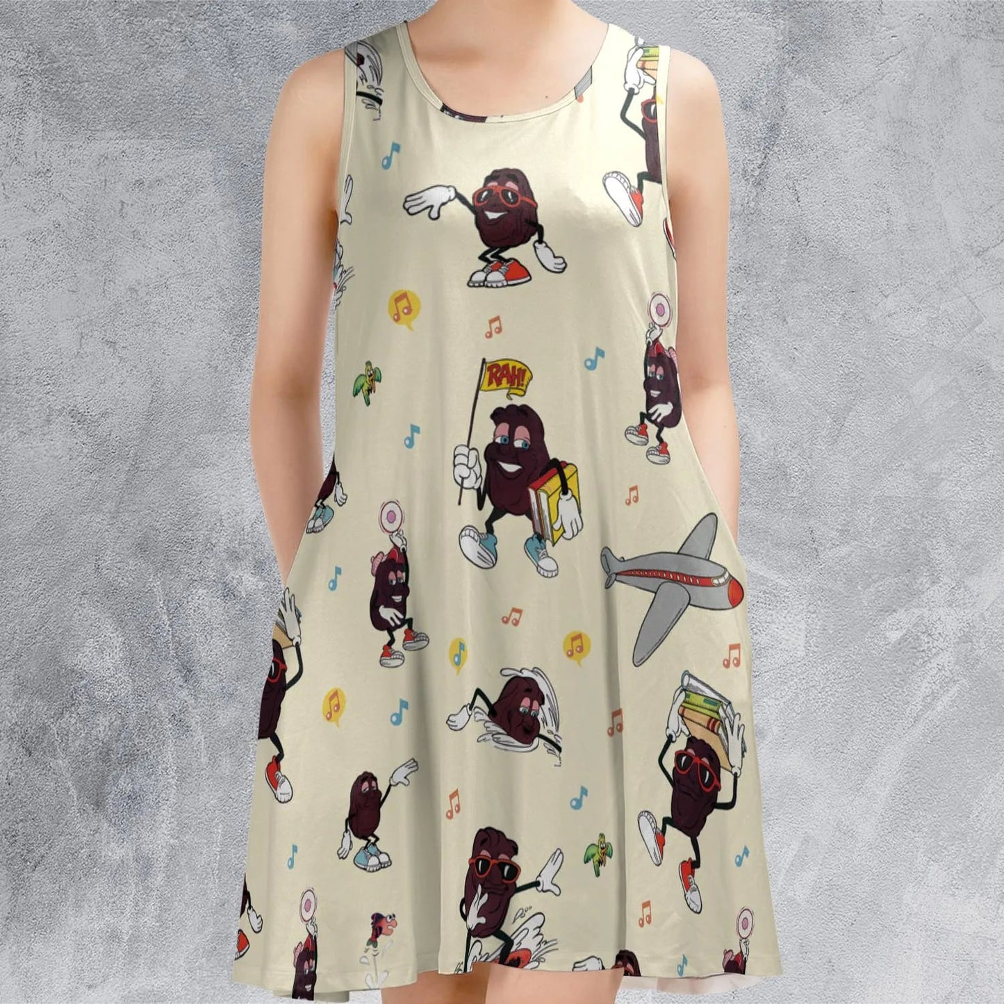 Casual Sleeveless Dress - KXV3A42J