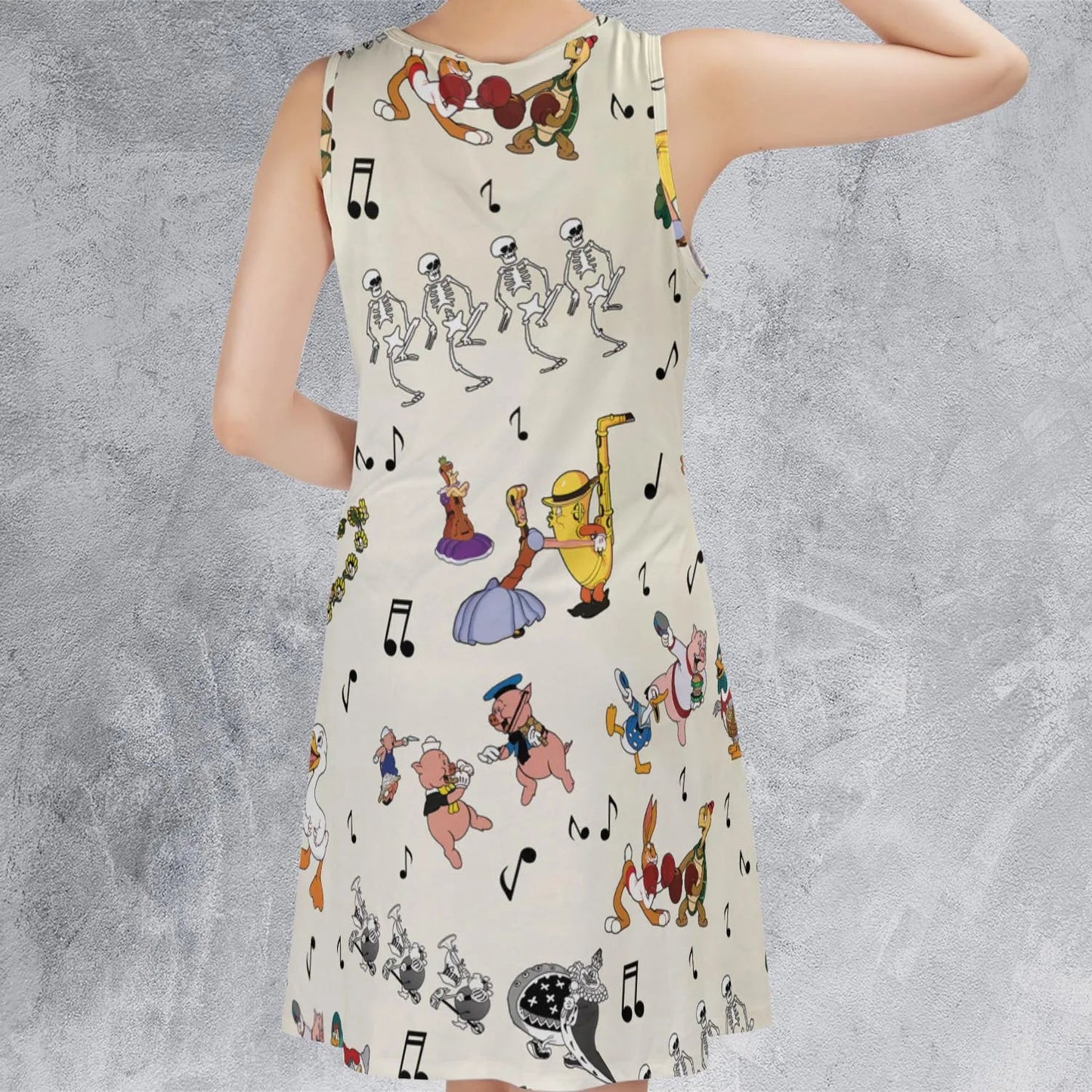 Casual Sleeveless Dress - Y62DMCBX