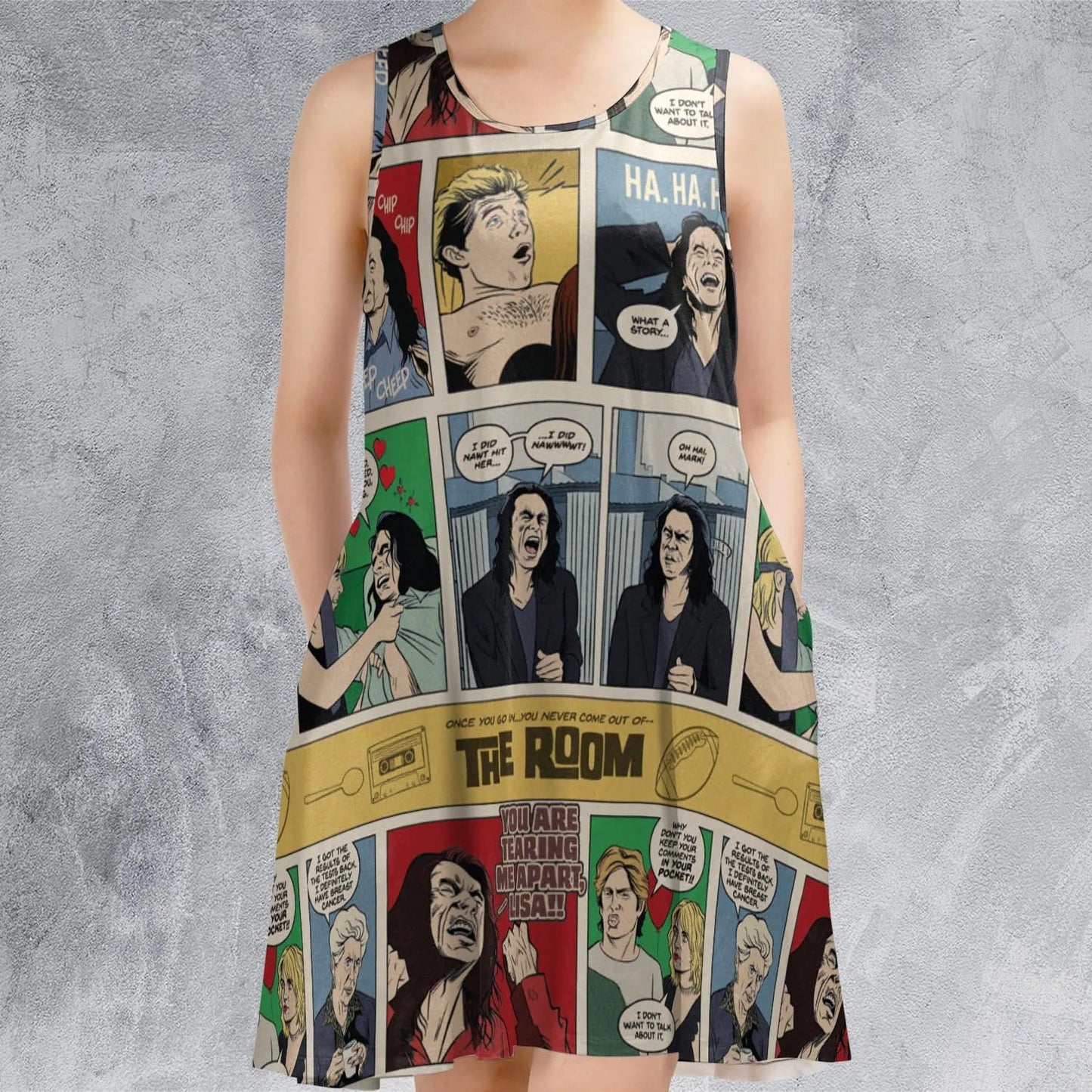 Casual Sleeveless Dress - YAT8FRDZ