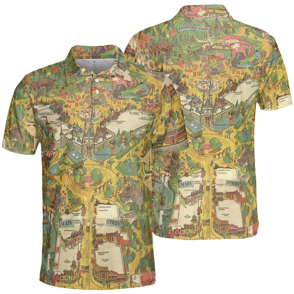 AOP Men/Women Polo Shirt - 6H4DL9VZ -  - 2