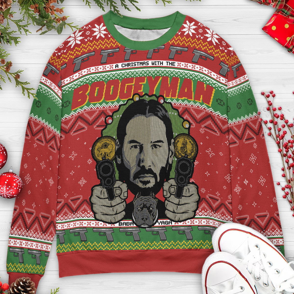 Ugly Christmas Sweatshirt - BAVUV4ZX