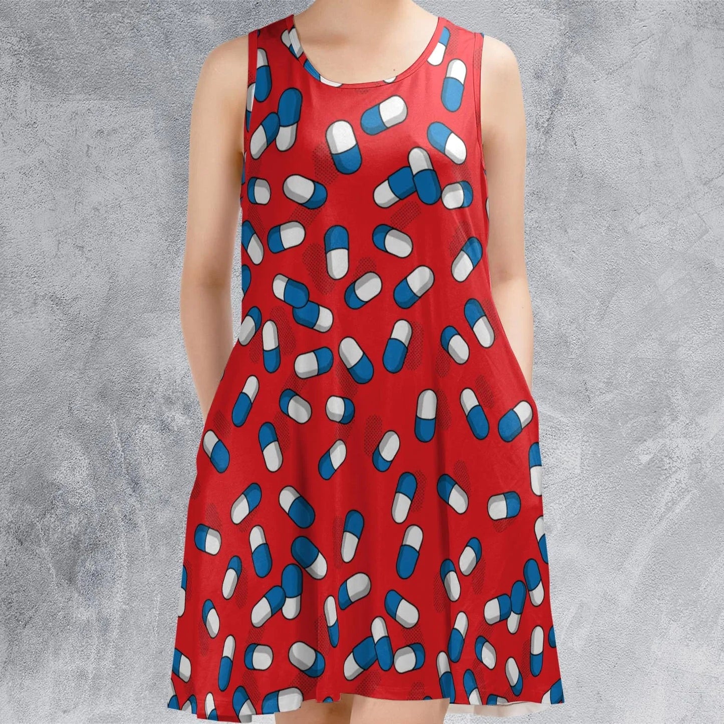 Casual Sleeveless Dress - 2NWSQJRA
