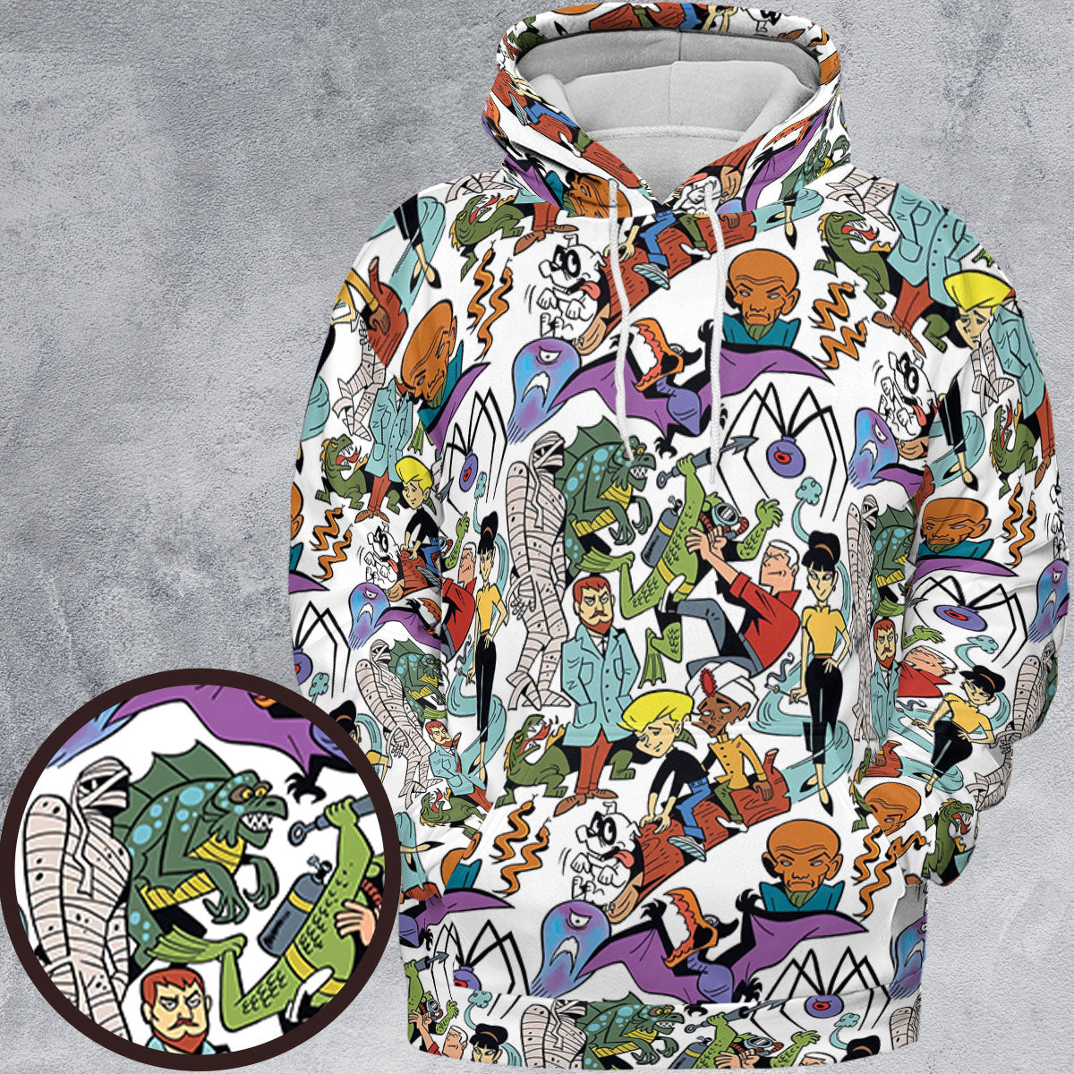 Full Print Hoodie - EVH1ZTA1