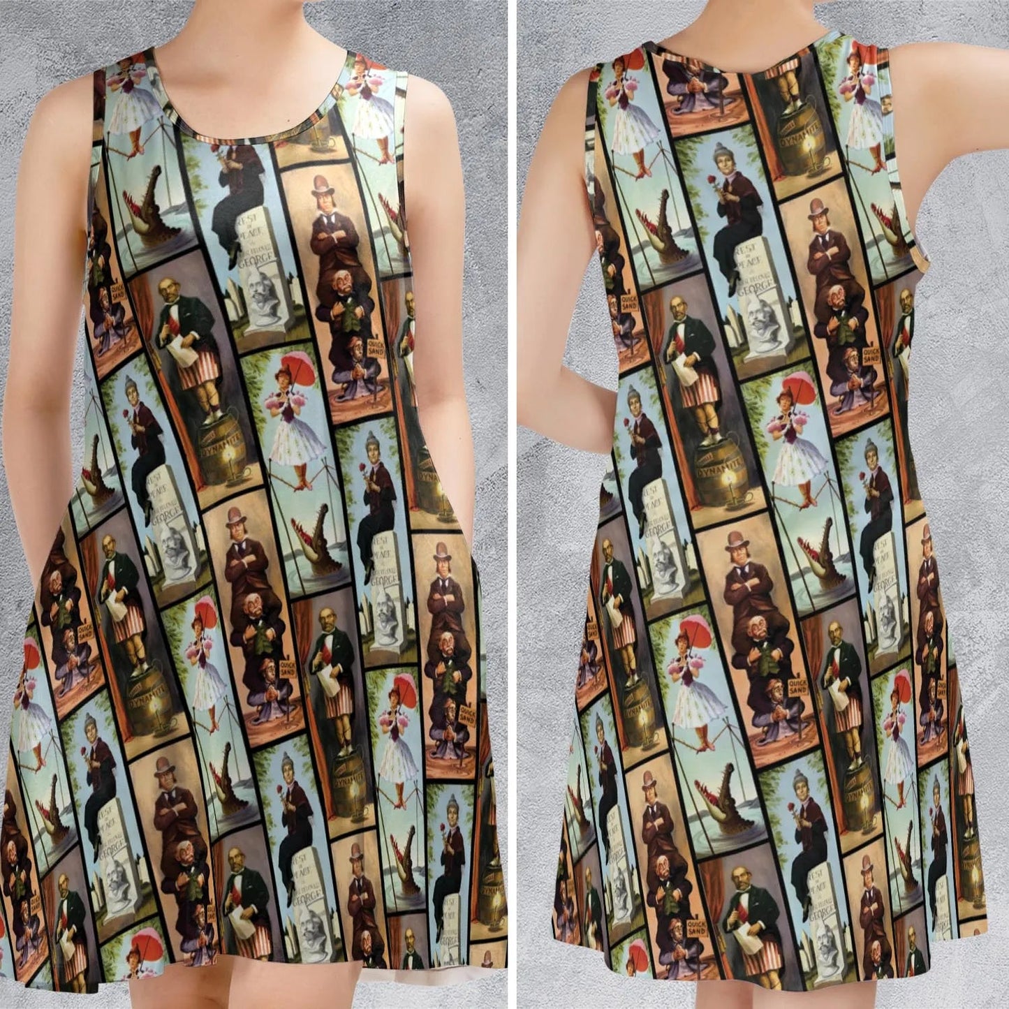 Casual Sleeveless Dress - UJEEVSAM