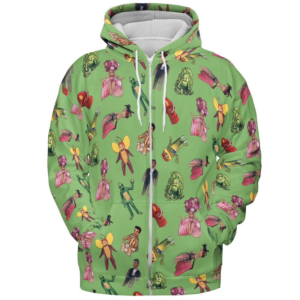 All-over Print Hoodie - WHGFJBJD -  - 3