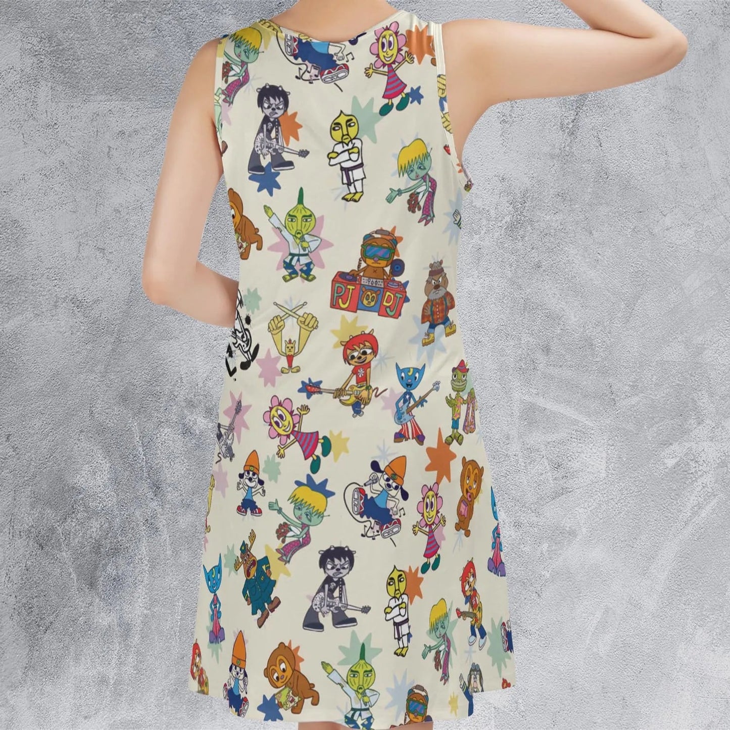 Casual Sleeveless Dress - RNJNVD8A