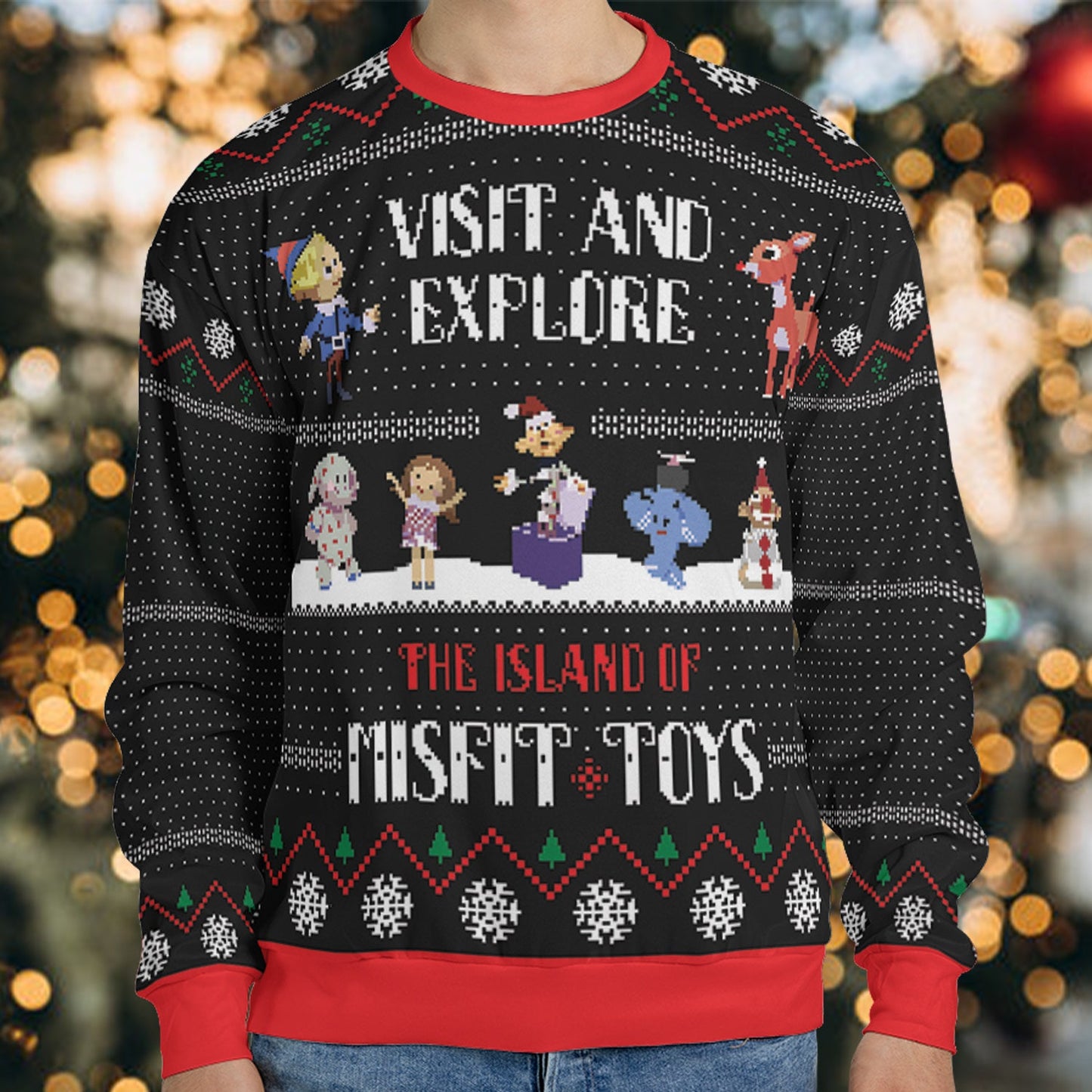 Ugly Christmas Sweatshirt - FU1GVUZJ