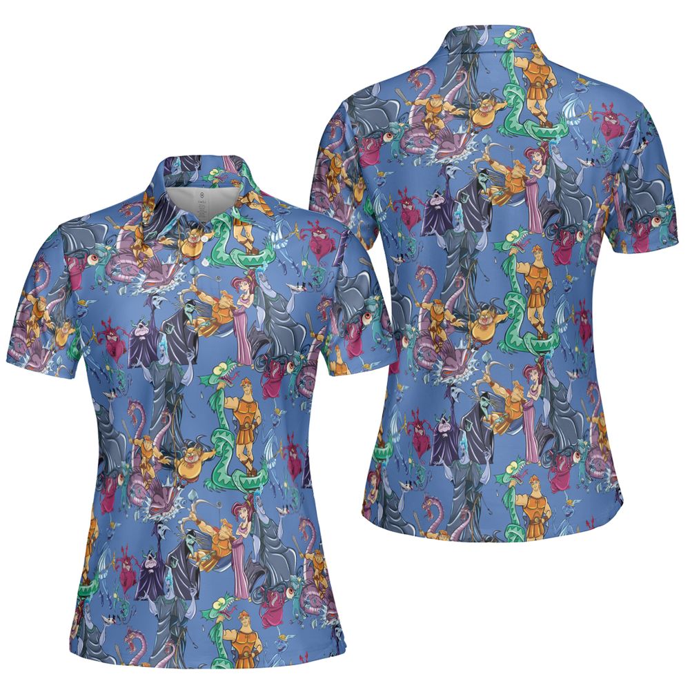 AOP Men/Women Polo Shirt - NJ5G19XL -  - 5