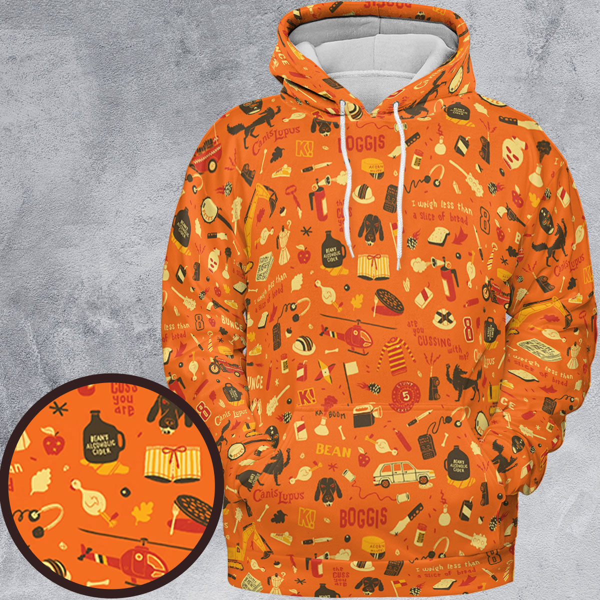 Full Print Hoodie - MFTF8NZT