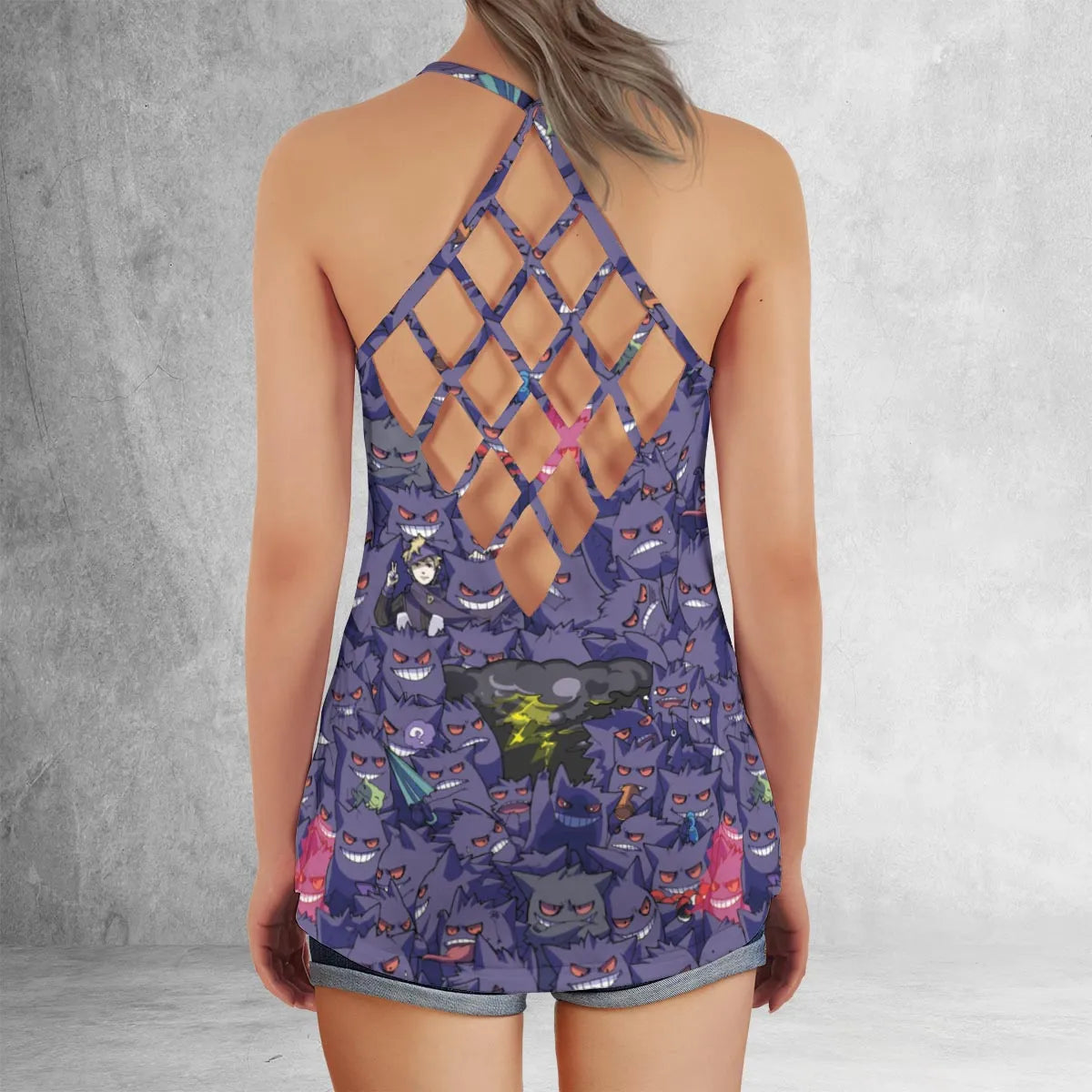 Lattice Back Tank Top - XM7WCE8D